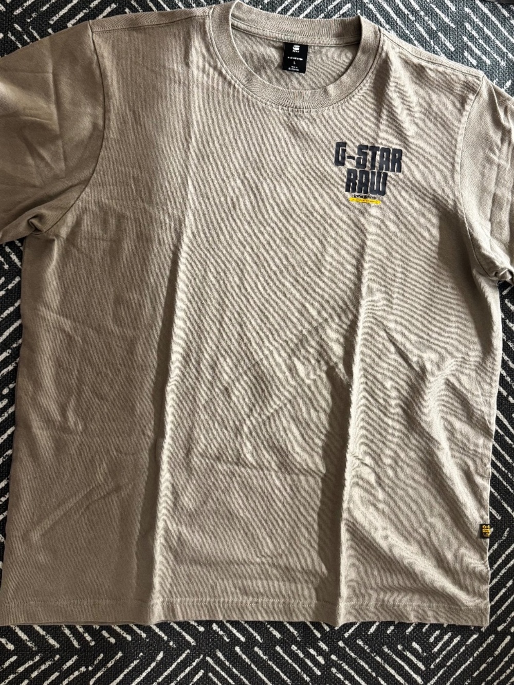 G-Star T-shirt with Engine graphic on the back in Shamrock Size: L